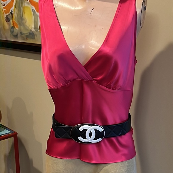 Chanel quilted leather belt - Picture 2 of 11